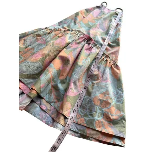 Free People Deserted Island Mini Dress In Rainforest Combo Size S - Picture 11 of 13